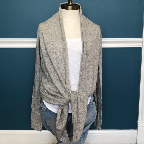Synergy Organic Clothing grey wool blend cardigan size XS - Picture 3 of 8